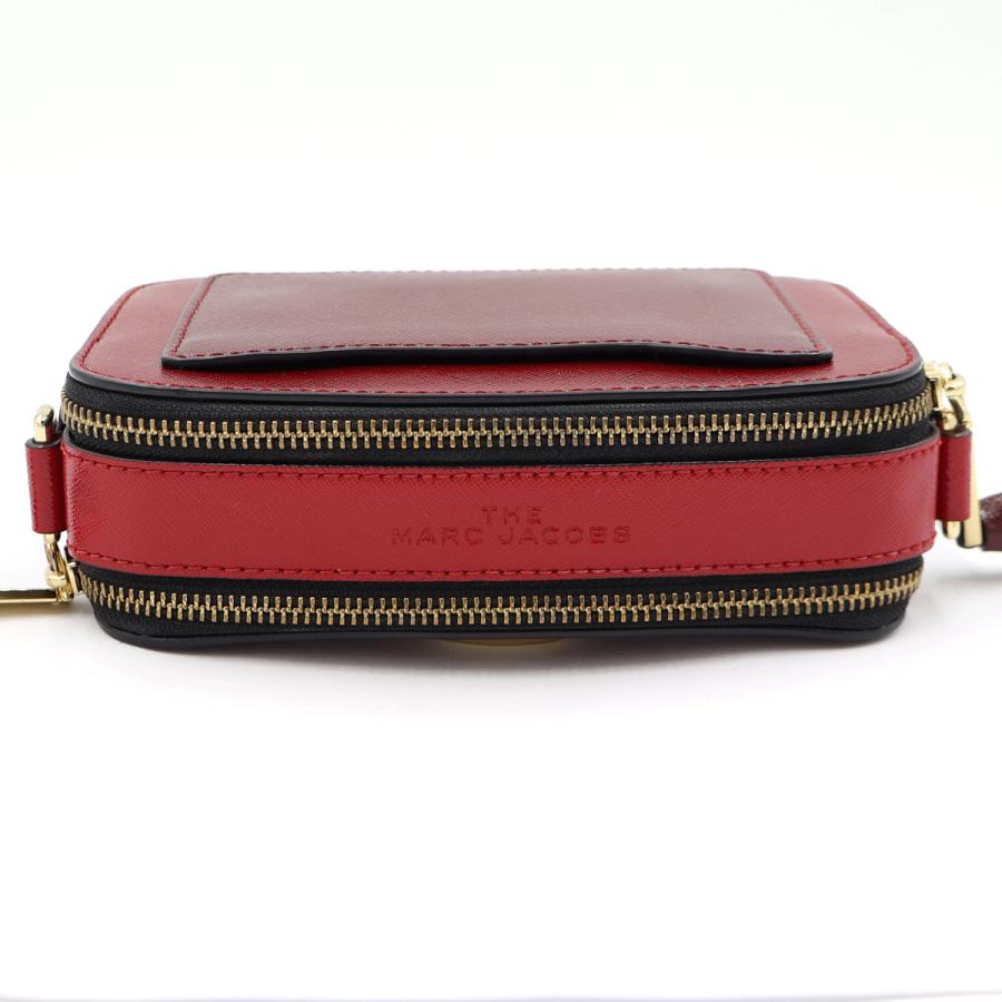 マーク ジェイコブス(Marc Jacobs) ザ スナップショット　M0012007　ダブルJロゴ　ショルダーバッグ　レッド　レディース(中古)