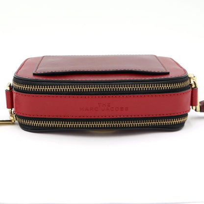 マーク ジェイコブス(Marc Jacobs) ザ スナップショット　M0012007　ダブルJロゴ　ショルダーバッグ　レッド　レディース(中古)