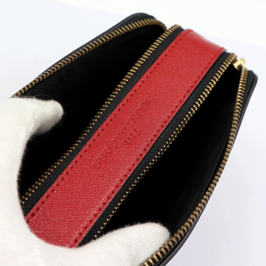 マーク ジェイコブス(Marc Jacobs) ザ スナップショット　M0012007　ダブルJロゴ　ショルダーバッグ　レッド　レディース(中古)
