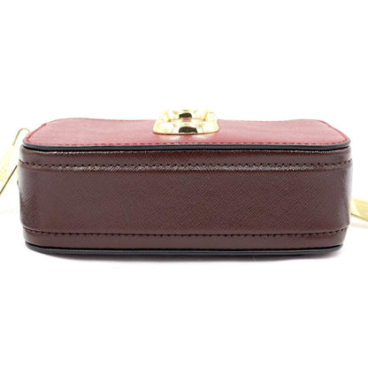 マーク ジェイコブス(Marc Jacobs) ザ スナップショット　M0012007　ダブルJロゴ　ショルダーバッグ　レッド　レディース(中古)