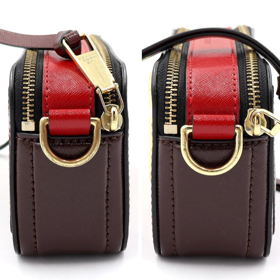 マーク ジェイコブス(Marc Jacobs) ザ スナップショット　M0012007　ダブルJロゴ　ショルダーバッグ　レッド　レディース(中古)