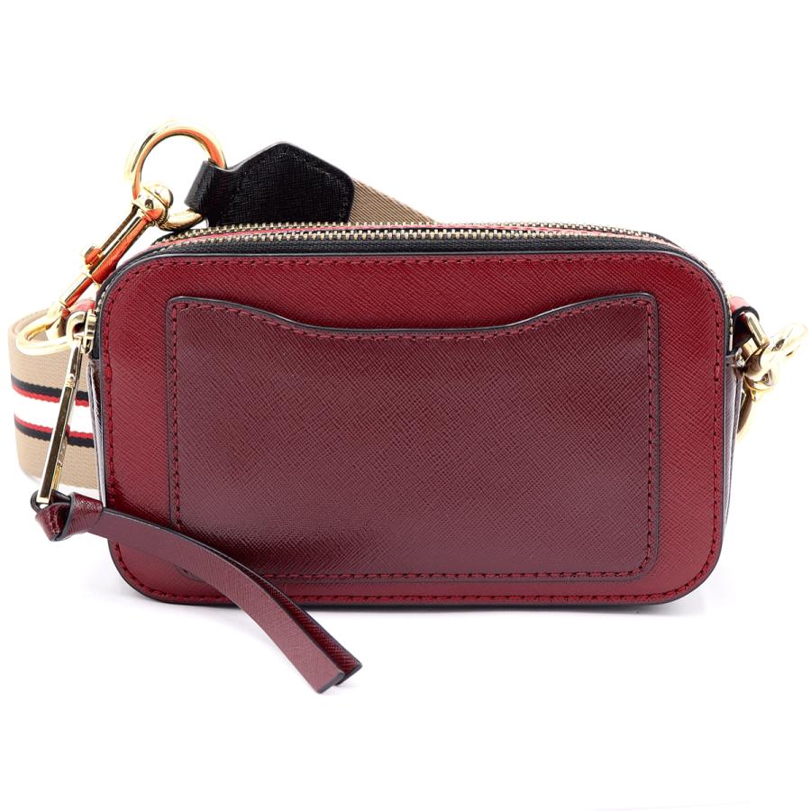 マーク ジェイコブス(Marc Jacobs) ザ スナップショット　M0012007　ダブルJロゴ　ショルダーバッグ　レッド　レディース(中古)