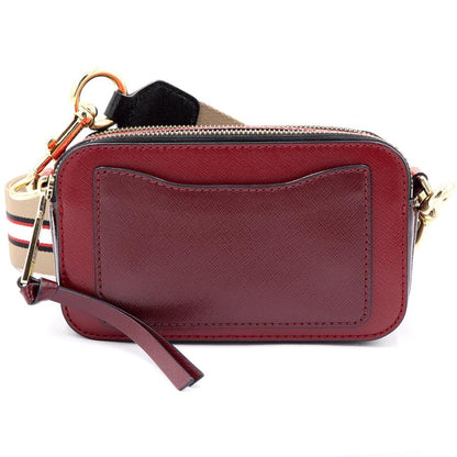 マーク ジェイコブス(Marc Jacobs) ザ スナップショット　M0012007　ダブルJロゴ　ショルダーバッグ　レッド　レディース(中古)