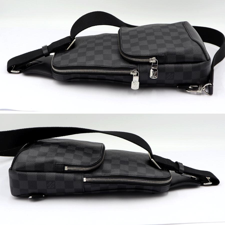 ルイヴィトン（LOUIS VUITTON)　ダミエグラフィット　アヴェニュースリングバッグ　Ｎ41719　ボディバッグ　メンズ（中古）