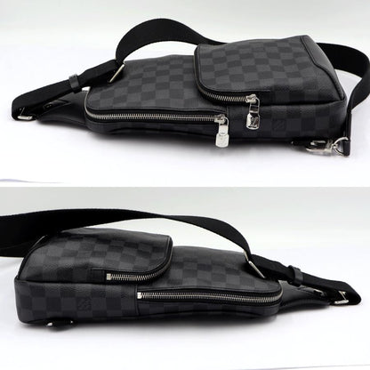 ルイヴィトン（LOUIS VUITTON)　ダミエグラフィット　アヴェニュースリングバッグ　Ｎ41719　ボディバッグ　メンズ（中古）