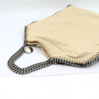 ステラ マッカートニー(Stella McCartney) ファラベラ スモールトートバッグ　ハンドバッグ　ベージュ　レディース(中古)