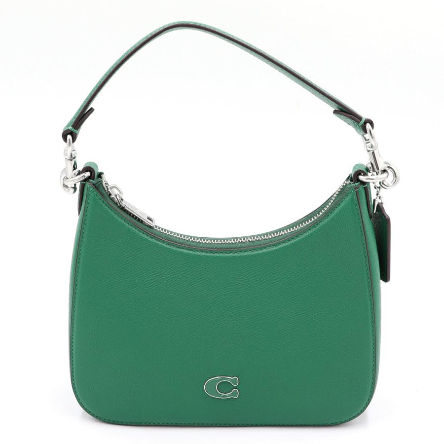 コーチ(COACH)　ホーボー　クロスボディ・シグネチャー　キャンパス　CJ842　ショルダーストラップ無し ハンドバッグ レディース(中古)