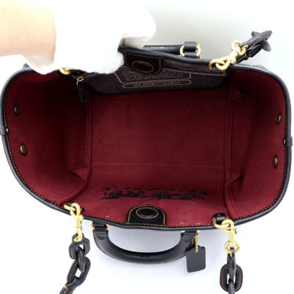 コーチ(COACH) リース トート 28　CJ811　ハンドバッグ　ショルダーバッグ　トートバッグ　レディース(中古)