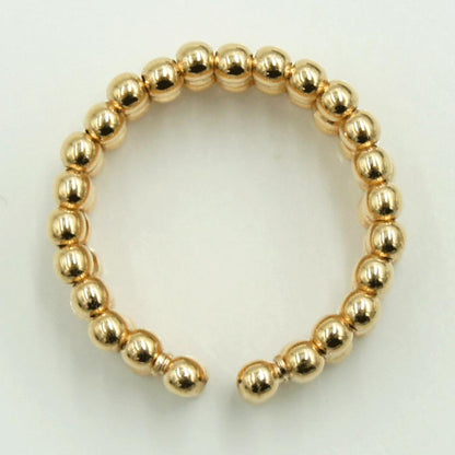 K18PGファッションリング　リングサイズ フリーサイズ　重量3.08ｇ　レディース（中古）