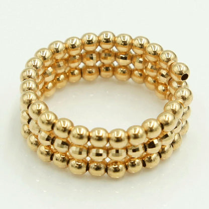 K18PGファッションリング　リングサイズ フリーサイズ　重量3.08ｇ　レディース（中古）