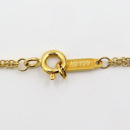 ティファニー(Tiffany & Co.)　750インフィニティ　ダブルチェーン　重量4.79ｇ　ゴールド　レディース（中古）