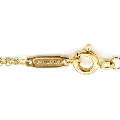 ティファニー(Tiffany & Co.)　750インフィニティ　ダブルチェーン　重量4.79ｇ　ゴールド　レディース（中古）