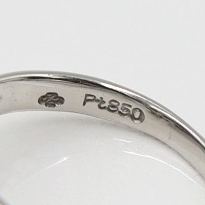 Pt850サファイアリング　YS0.28ct　D0.34ct　リングサイズ9号　重量4.30ｇ(石の重量含む)　レディース(中古)