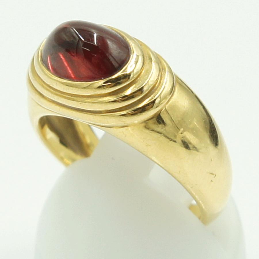ブシュロン(BOUCHERON)　750ディアブロティーヌガーネットリング　リングサイズ14号　重量8.12ｇ(石の重量含む)　レディース（中古）