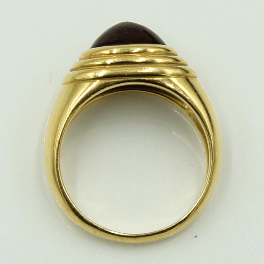 ブシュロン(BOUCHERON)　750ディアブロティーヌガーネットリング　リングサイズ14号　重量8.12ｇ(石の重量含む)　レディース（中古）