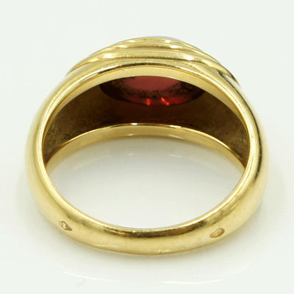 ブシュロン(BOUCHERON)　750ディアブロティーヌガーネットリング　リングサイズ14号　重量8.12ｇ(石の重量含む)　レディース（中古）