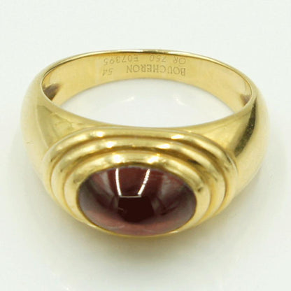 ブシュロン(BOUCHERON)　750ディアブロティーヌガーネットリング　リングサイズ14号　重量8.12ｇ(石の重量含む)　レディース（中古）