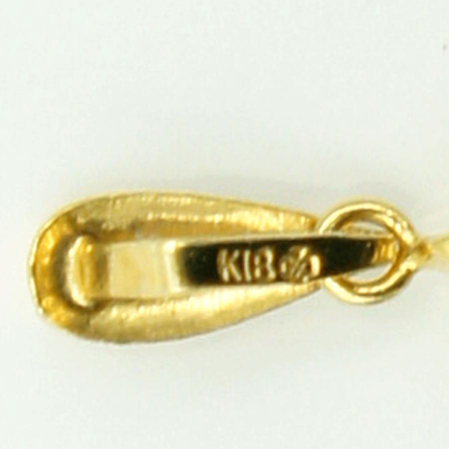 K18ルビーダイヤモンドペンダントトップ　重量1.30ｇ(石の重量含む)　レディース（中古）