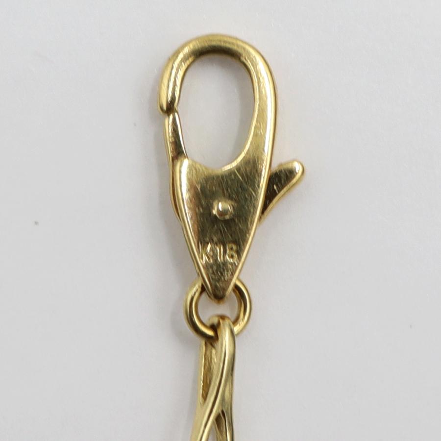 24-7 Jewelry　ギリオン　健康アンクレット　K18YG　長さ22.0cm　重量4.35ｇ（中古）
