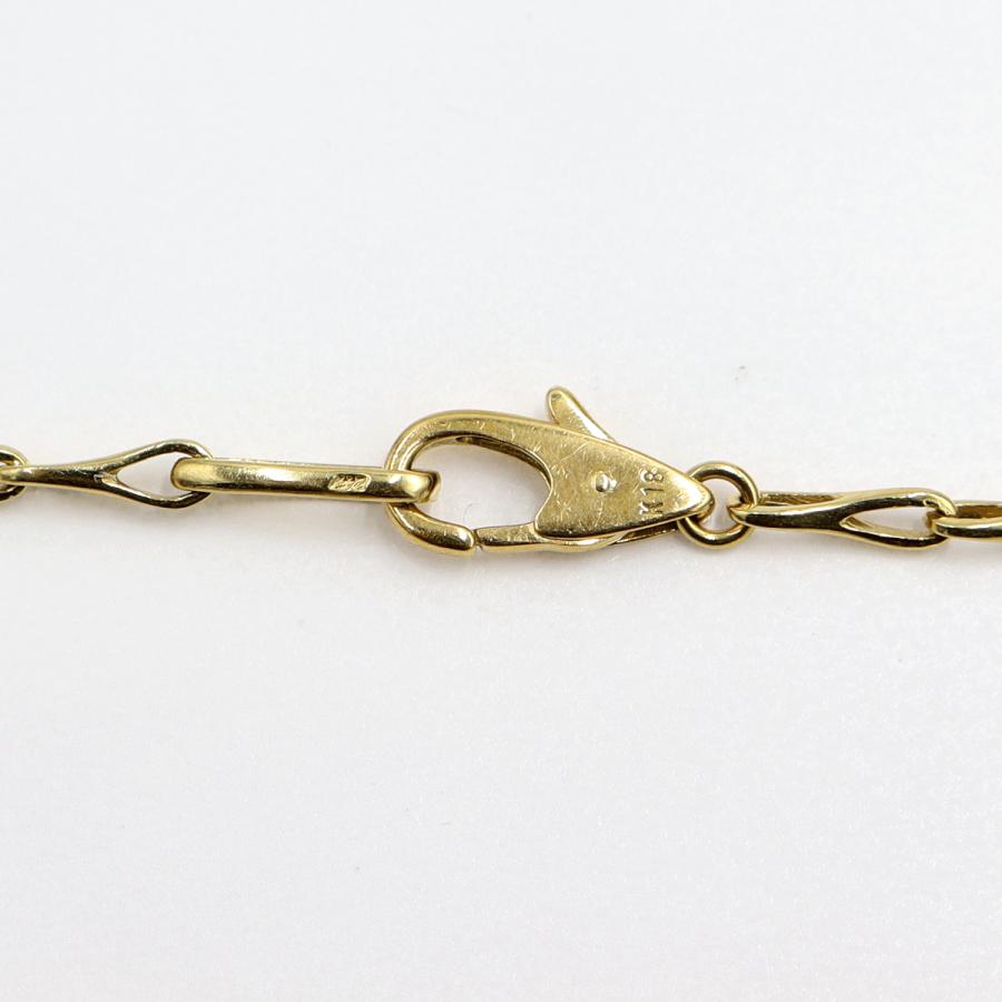 24-7 Jewelry　ギリオン　健康アンクレット　K18YG　長さ22.0cm　重量4.35ｇ（中古）