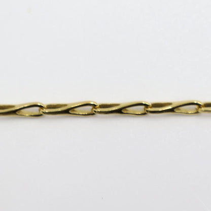 24-7 Jewelry　ギリオン　健康アンクレット　K18YG　長さ22.0cm　重量4.35ｇ（中古）