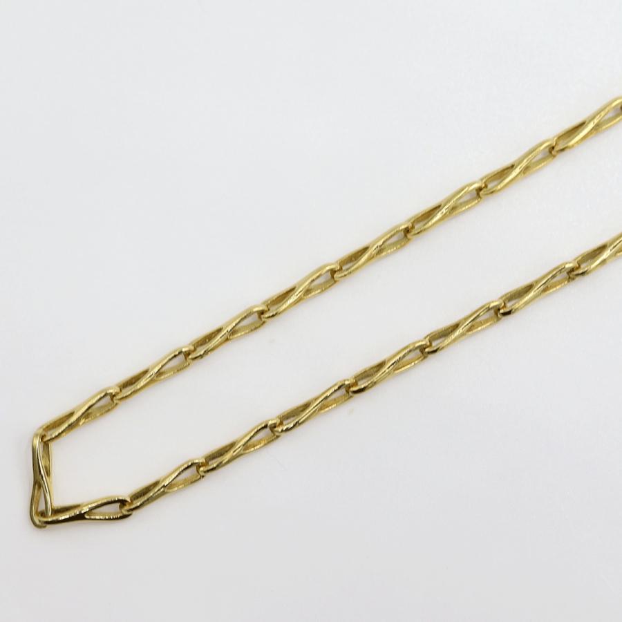 24-7 Jewelry　ギリオン　健康アンクレット　K18YG　長さ22.0cm　重量4.35ｇ（中古）