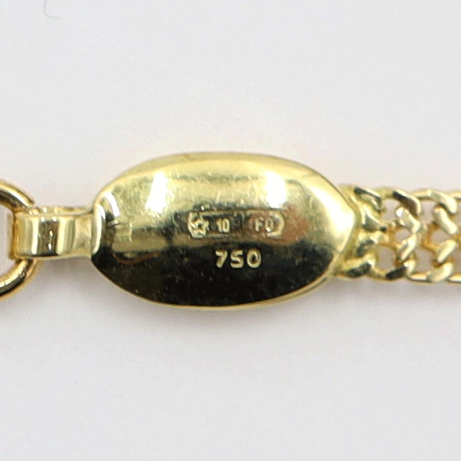 750デザインネックレス「バラ」　ネックレス長さ40cm　重量9.03ｇ　レディース（中古）