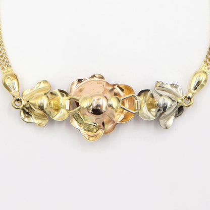 750デザインブレスレット「バラ」　長さ17.5cm　重量6.87ｇ　（中古）