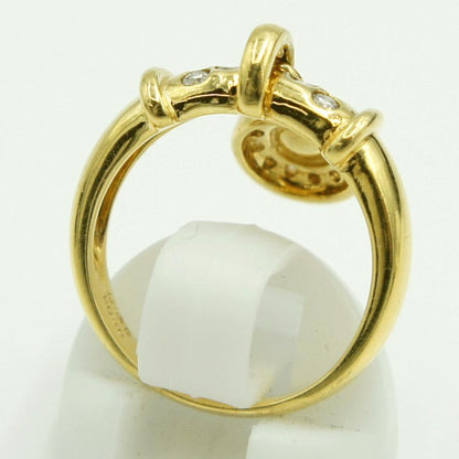 K18ルビーダイヤモンドリング　R0.30ct　D0.25ct　リングサイズ12号　重量5.74ｇ(石の重量含む)　レディース（中古）