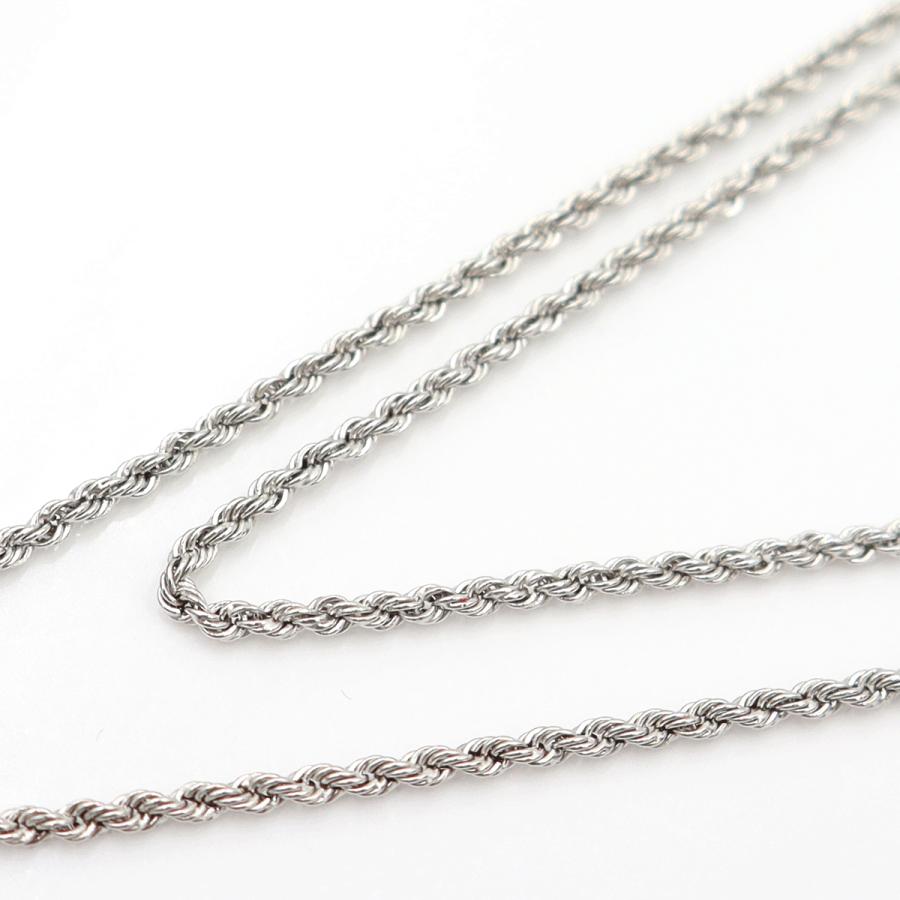 K18WGブルートパーズネックレス　BT25.88ct　ネック長さ:約40cm　重量10.20ｇ(石の重量を含む)　レディース(中古)