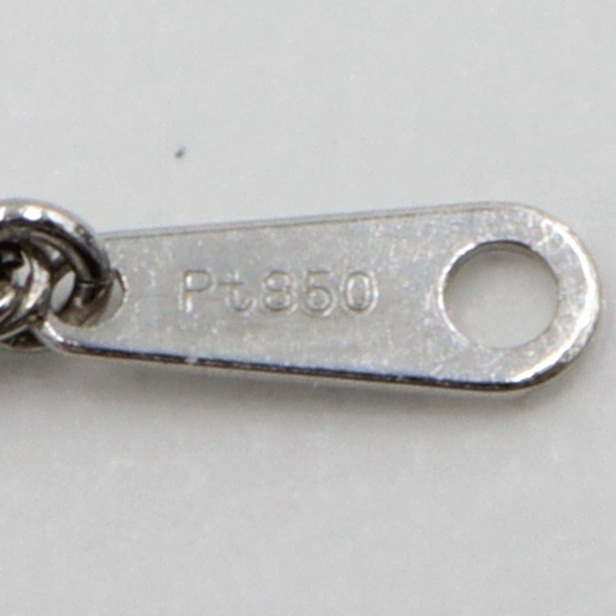 Pt850/Pt900/K18オパールペンダントネックレス　OP3.84ct　ネックレス長さ49cm　重量17.64ｇ(石の重量含む)（中古）