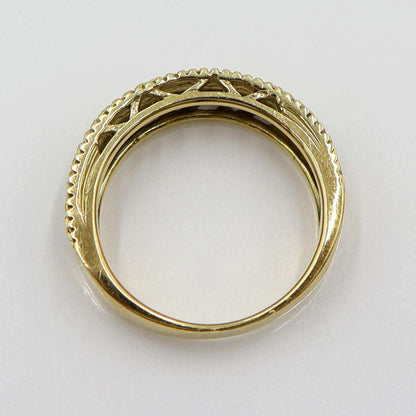 K18ダイヤモンドリング　D0.25ct　リングサイズ10号　重量4.96ｇ(石の重量含む)(中古)