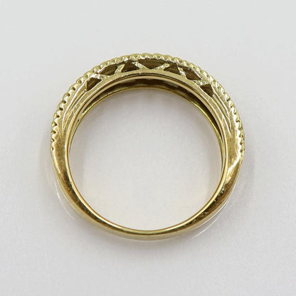 K18ダイヤモンドリング　D0.25ct　リングサイズ10号　重量4.96ｇ(石の重量含む)(中古)