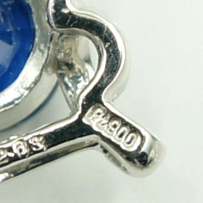 Pt900サファイアダイヤモンドペンダントトップ　S2.03ct　D0.11ct　重量3.52ｇ(石の重量含む)　レディース（中古）