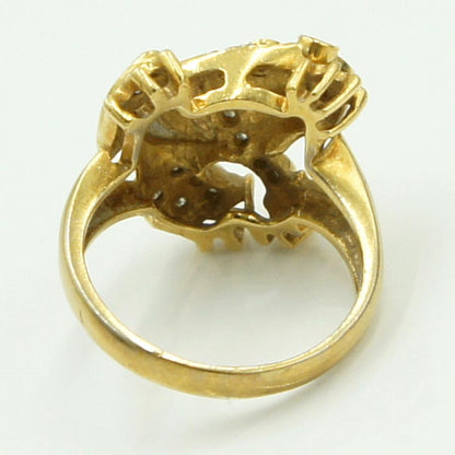 K18/Pt900ルビーリング　「フロッグ」　R0.07　D0.26ct　リングサイズ12号　重量7.29ｇ(石の重量含む)　レディース　カエル（中古）