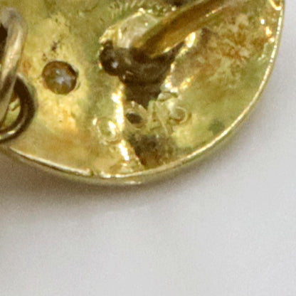 K18南洋真珠ダイヤモンドピアス　D0.045ct　D0.045ct　重量5.64ｇ(両耳合計) （中古）