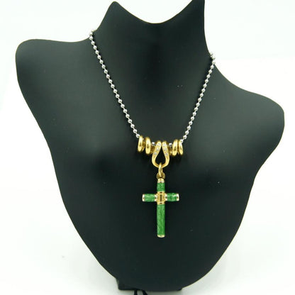 ウノアエレ(UNOAERRE)　750エナメルダイヤモンドペンダントトップ　重量5.82ｇ(石の重量含む)　レディース（中古）