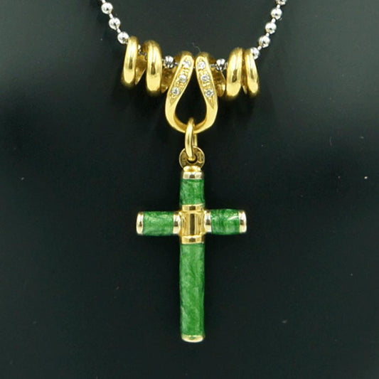 ウノアエレ(UNOAERRE)　750エナメルダイヤモンドペンダントトップ　重量5.82ｇ(石の重量含む)　レディース（中古）