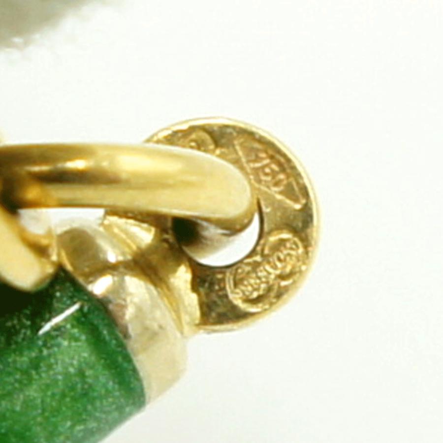 ウノアエレ(UNOAERRE)　750エナメルダイヤモンドペンダントトップ　重量5.82ｇ(石の重量含む)　レディース（中古）