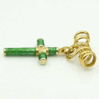 ウノアエレ(UNOAERRE)　750エナメルダイヤモンドペンダントトップ　重量5.82ｇ(石の重量含む)　レディース（中古）