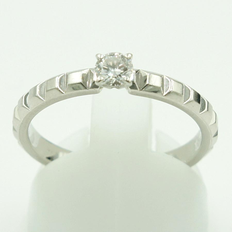 ブシュロン(BOUCHERON)　PT950クルドパリダイヤリング　リングサイズ 56(17号)　重量5.11ｇ(石の重量含む) 　レディース（中古）