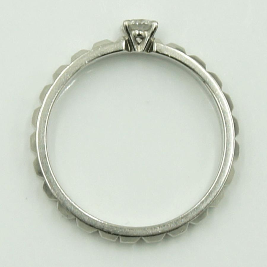 ブシュロン(BOUCHERON)　PT950クルドパリダイヤリング　リングサイズ 56(17号)　重量5.11ｇ(石の重量含む) 　レディース（中古）
