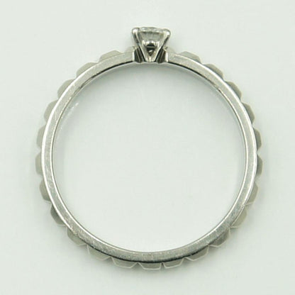 ブシュロン(BOUCHERON)　PT950クルドパリダイヤリング　リングサイズ 56(17号)　重量5.11ｇ(石の重量含む) 　レディース（中古）