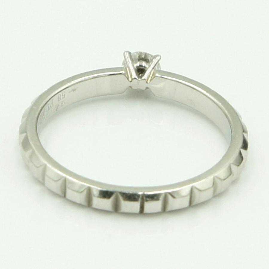 ブシュロン(BOUCHERON)　PT950クルドパリダイヤリング　リングサイズ 56(17号)　重量5.11ｇ(石の重量含む) 　レディース（中古）