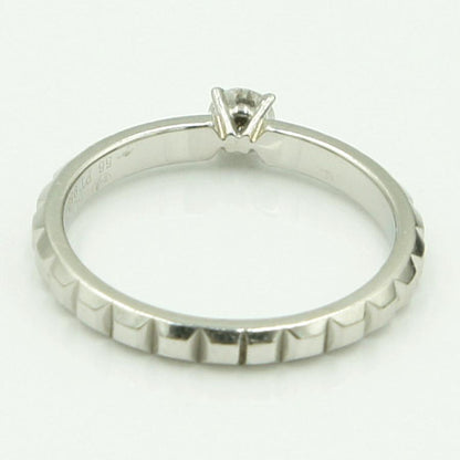 ブシュロン(BOUCHERON)　PT950クルドパリダイヤリング　リングサイズ 56(17号)　重量5.11ｇ(石の重量含む) 　レディース（中古）