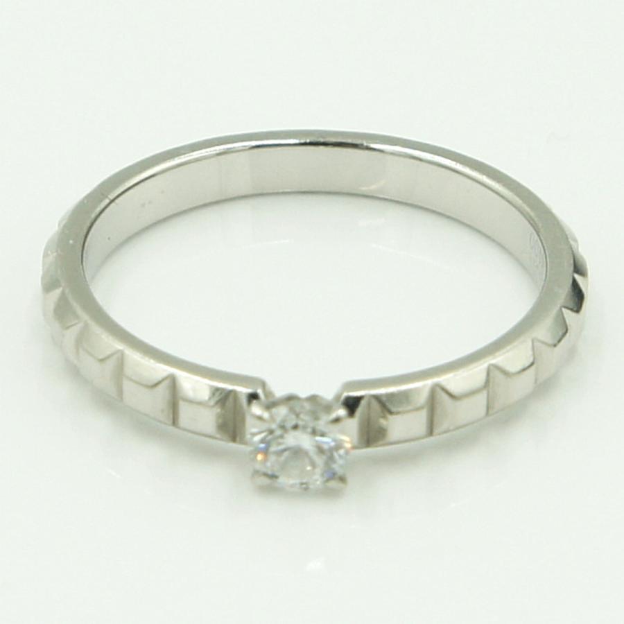 ブシュロン(BOUCHERON)　PT950クルドパリダイヤリング　リングサイズ 56(17号)　重量5.11ｇ(石の重量含む) 　レディース（中古）