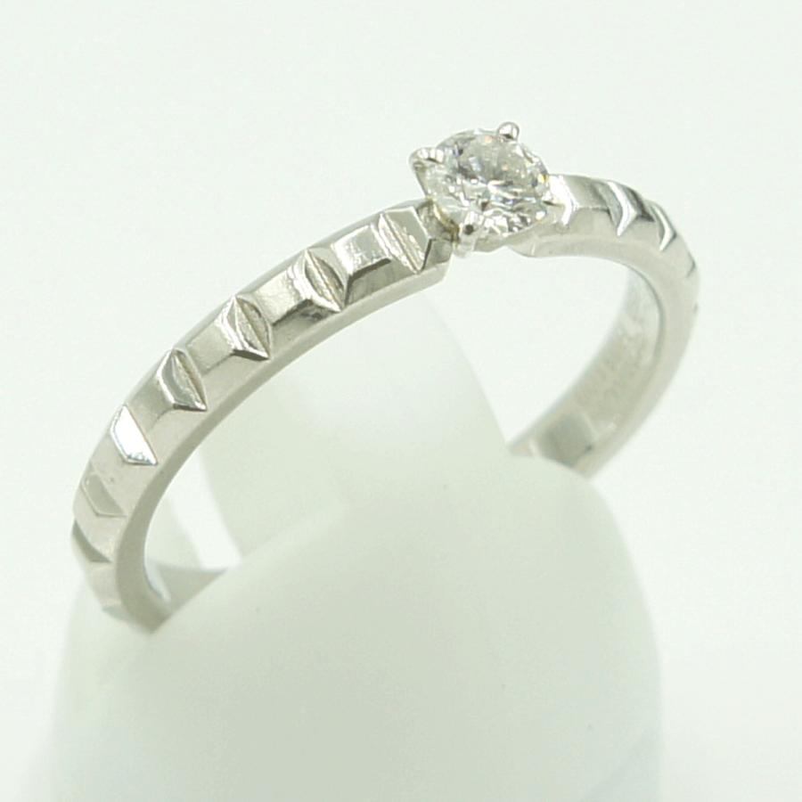 ブシュロン(BOUCHERON)　PT950クルドパリダイヤリング　リングサイズ 56(17号)　重量5.11ｇ(石の重量含む) 　レディース（中古）