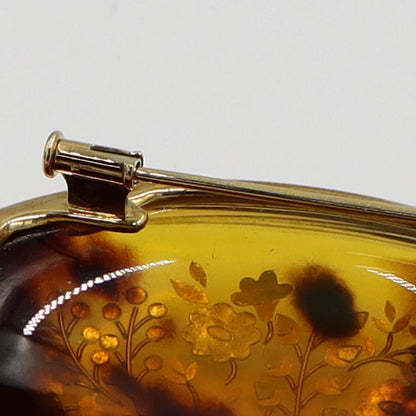 塩島敏彦 ピクゥエ(Pique) K18べっ甲帯留　重量20.05ｇ　フラワー　レディース（中古）