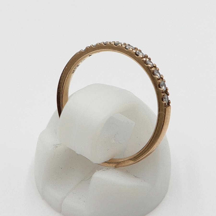 K18ダイヤモンドリング　サイズ8号　重量1.60ｇ(石の重量含む)　(中古)