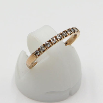 K18ダイヤモンドリング　サイズ8号　重量1.60ｇ(石の重量含む)　(中古)